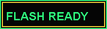 Animated flash ready badge